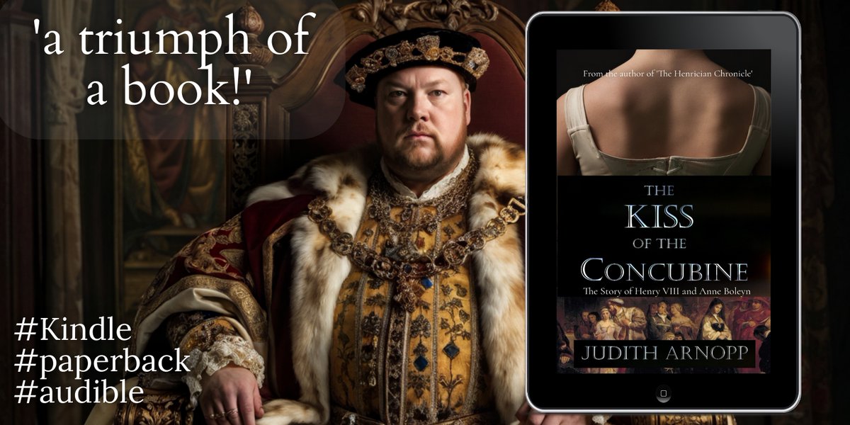 JudithArnopp's tweet image. "the writing is just magical and carries you away right into the period. Every single detail and word feels perfect." #Review 

mybook.to/tkoc2 

#HistoricalFiction #Tudors #AnneBoleyn #KU #BooksWorthReading #WomensHistory