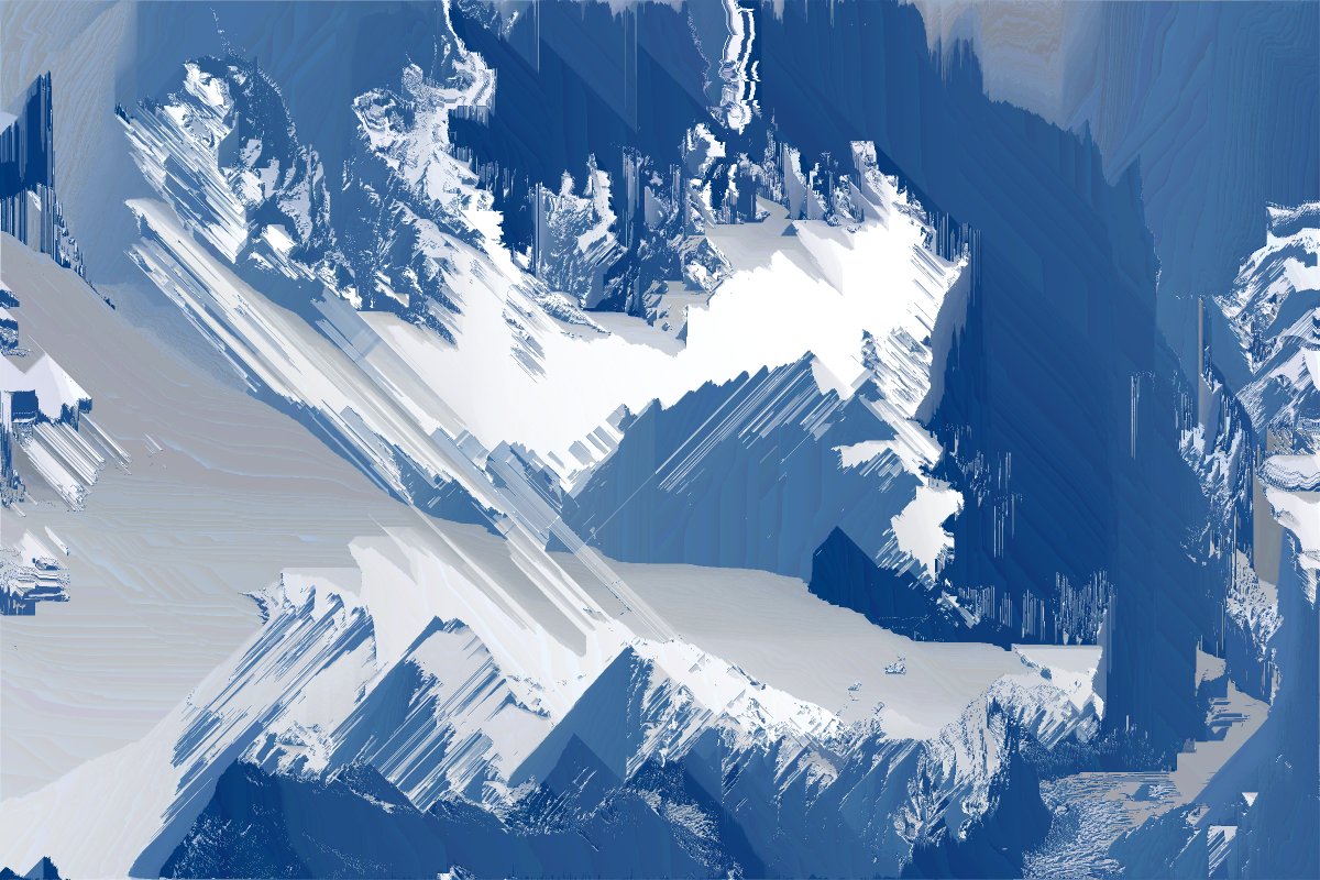 pixelform's tweet image. Terraformatting: Atmospheric Studies

1. 013 - Algorithmic image processing.
2. 003 - Algorithmic image processing.

phillipstearns.com

#NFT #creativecoding #algorithmicart #generative #pixeldrifting #phillipstearns