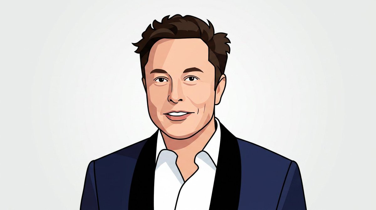 clean vector animation style illustration of the person in the provided image, f