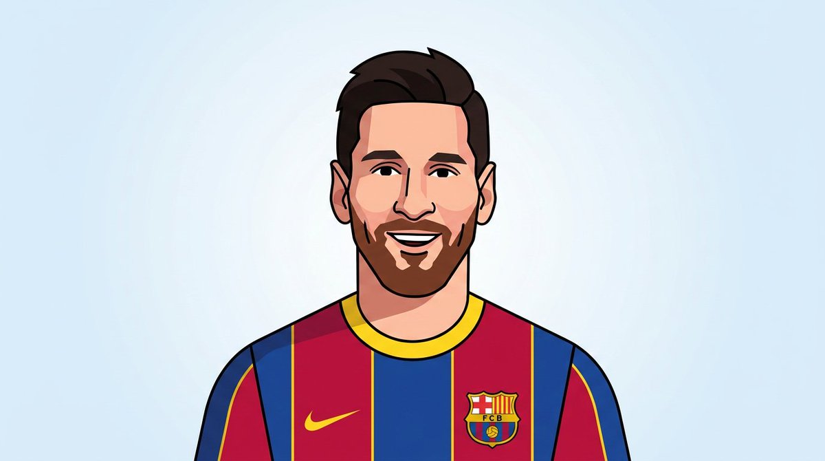 clean vector animation style illustration of the person in the provided image, f