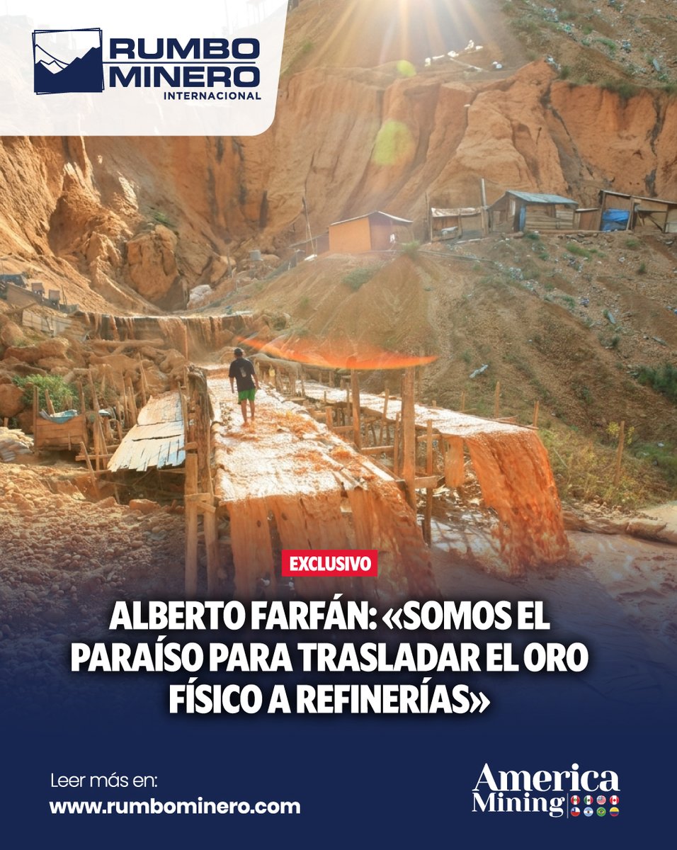 rumbominero's tweet image. 🚨⛏️ Minería ilegal en expansión.

💬 Alberto Farfán en el canal Rumbo Minero:
Falta control real del Estado.

🔗 bit.ly/4n5fOR5

#Perú #Minería