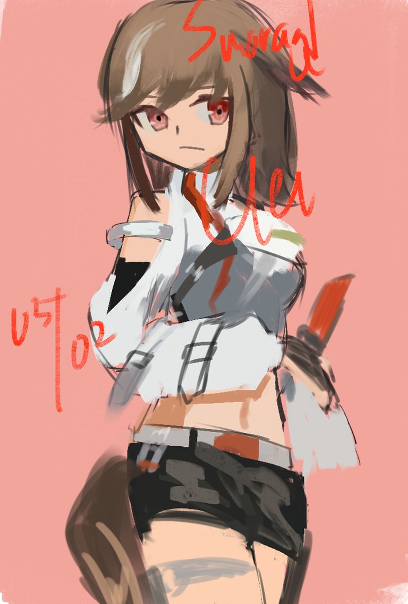 #アークナイツ版深夜の真剣お絵かき60分一本勝負
カッター　happybirthday!!