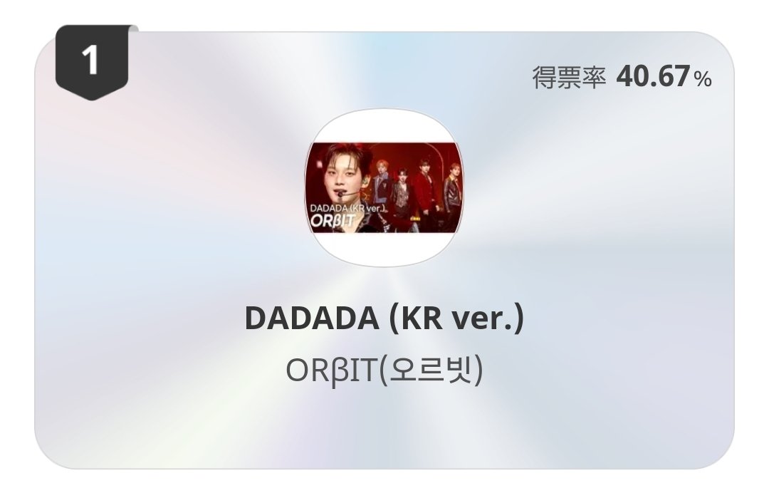 【SHOW CHAMPION】

👑STAGE CHAMPION   1位！！
本場の投票、そして大きなファンダムが並ぶ中素晴らしい順位を獲得できました🎉✨

最高のステージを見せてくれたORβITにトロフィーをプレゼントすることができます🏆⋆✦⋆
皆様本当にお疲れ様でした！
<a href="/orbit5_ofcl/">ORβIT Official</a> <a href="/playmaker_enm/">𝑷𝒍𝒂𝒚 𝑴𝒂𝒌𝒆𝒓 E&M</a>
#ORβIT #오르빗