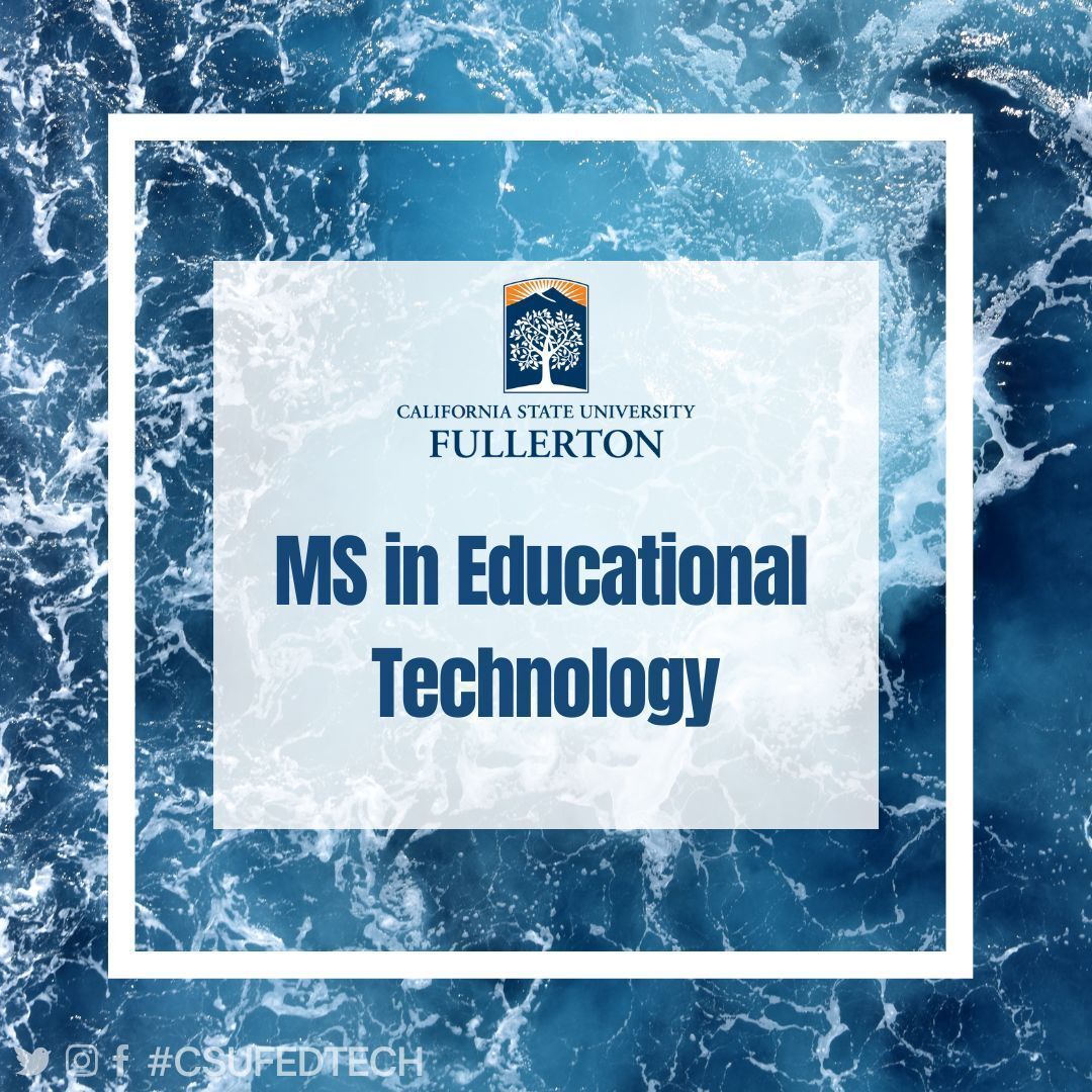 CSUF Ed Tech Program tweet media