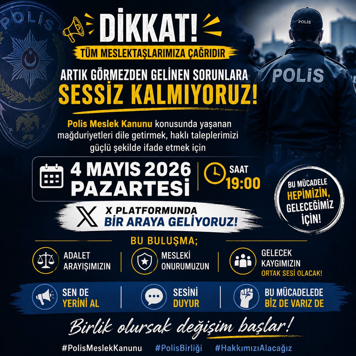 EMNİYET BİRLİK PLATFORMU tweet media