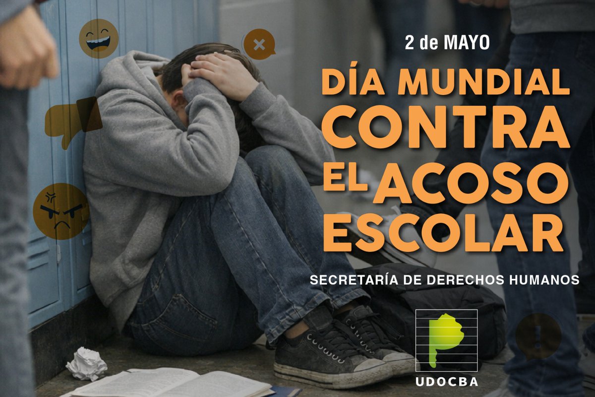 udocbacentral's tweet photo. En el #DiaMundialContraElAcosoEscolar reafirmamos que la escuela debe ser un espacio de respeto, cuidado y convivencia. La construcción de entornos libres de violencia es una responsabilidad colectiva que fortalece el derecho a aprender. https://t.co/QAUFegjbmz