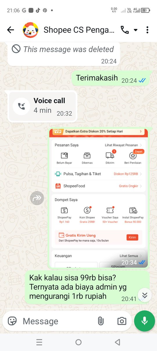 donipriambodo's tweet photo. @ShopeeCare Kak, saya sudah wa di nomor 085178692828, ternyata saya hampir tertipu, karena cust servise nya menyuruh scan barcode yg ternyata saya menstranfer bukannya refund, terlampir chatting wa nya, dan sudah dihapus chatting dari dia https://t.co/J3gUK8W1X7