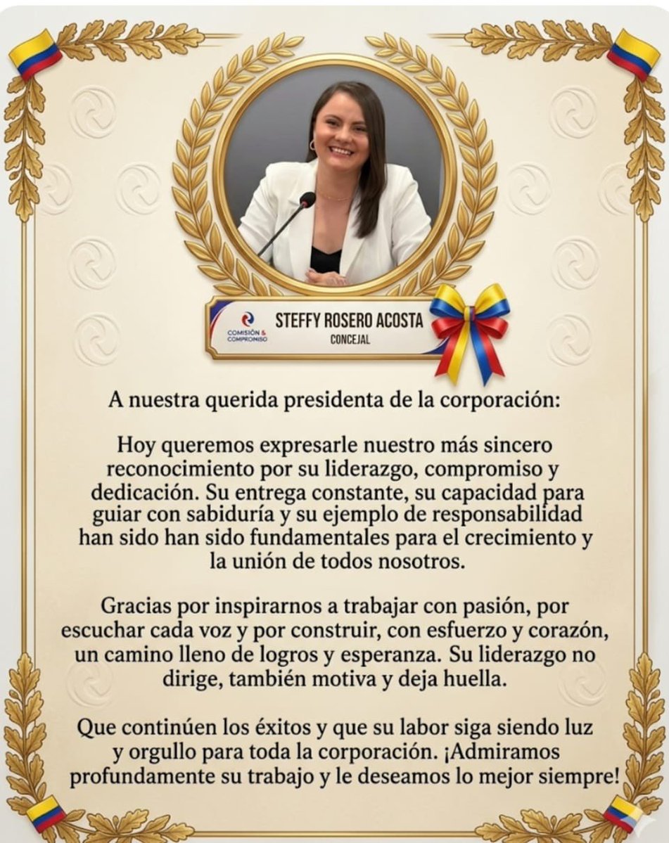 steffyroseroa's tweet image. Cuando haces las cosas bien tu esfuerzo, tu buen corazón y el amor por tu comunidad se retribuye siempre!! 🙏🏻🫂 
#politica #servicio #concejal