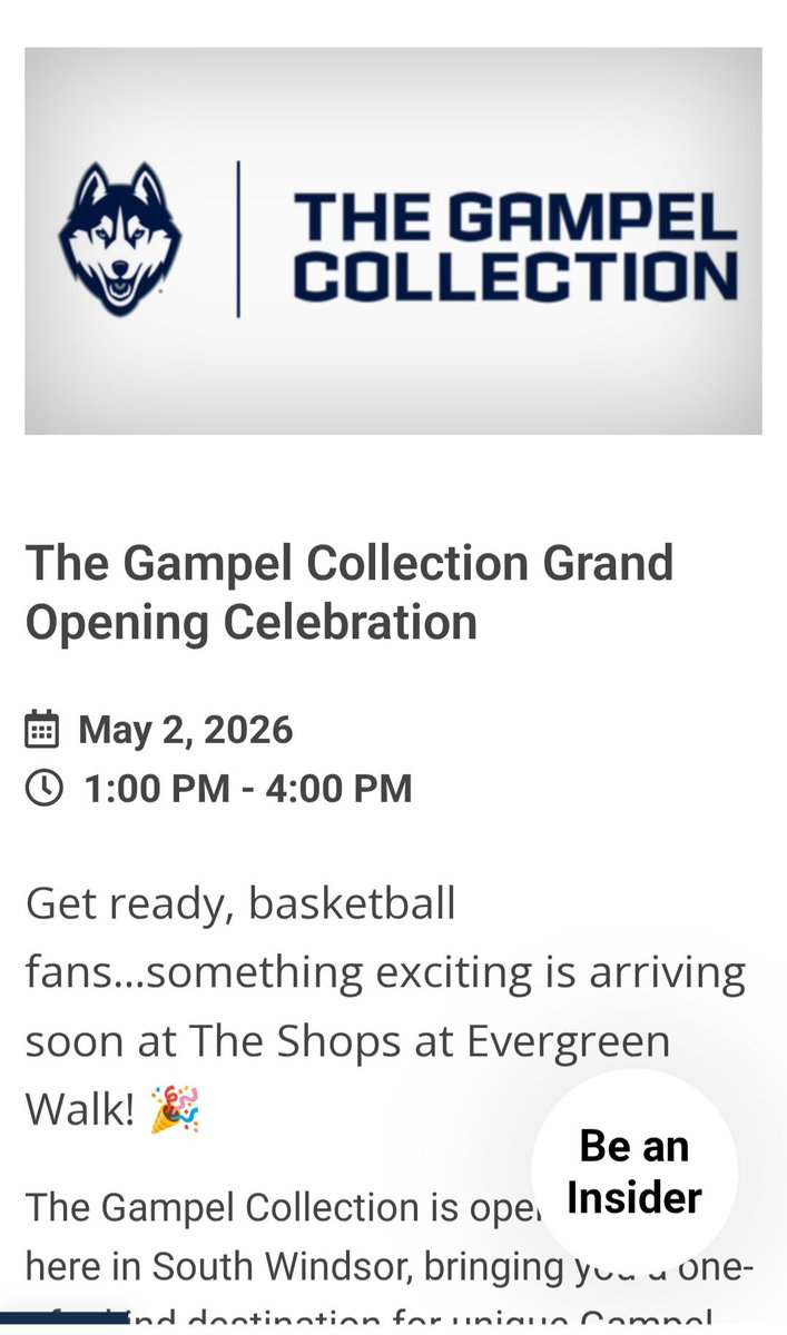 Norsk2u's tweet photo. @_CollectU @Chris_Grosse Be there UConn! https://t.co/KRGyGRQ2Oj