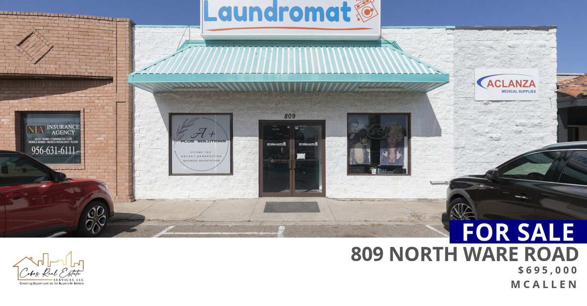 acobos12's tweet photo. Not every property makes you money… this one does 💰

Turnkey laundromat + commercial property with a 7.2% cap rate and $75K annual income 💰
• 24 washers + 28 dryers (most under warranty)
• 4 office spaces for added rental inc... https://t.co/L284oFsM8V https://t.co/suN0Qx6qk0
