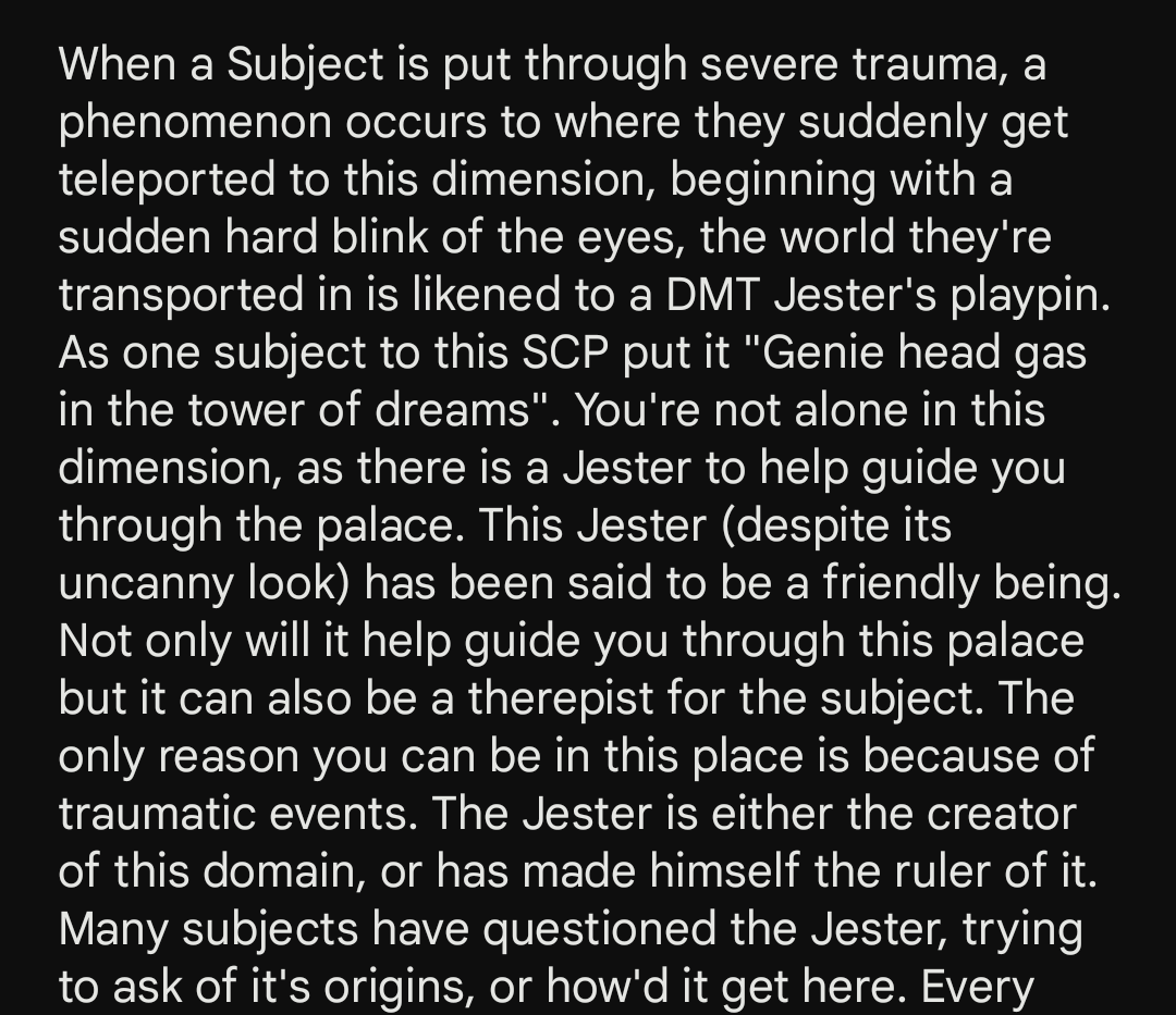 mistik_000's tweet image. story I wrote inspired by SCP, which was also inspired by a James Ferraro album I like a lot.

#jamesferraro #scp #jester #psychological #surreal