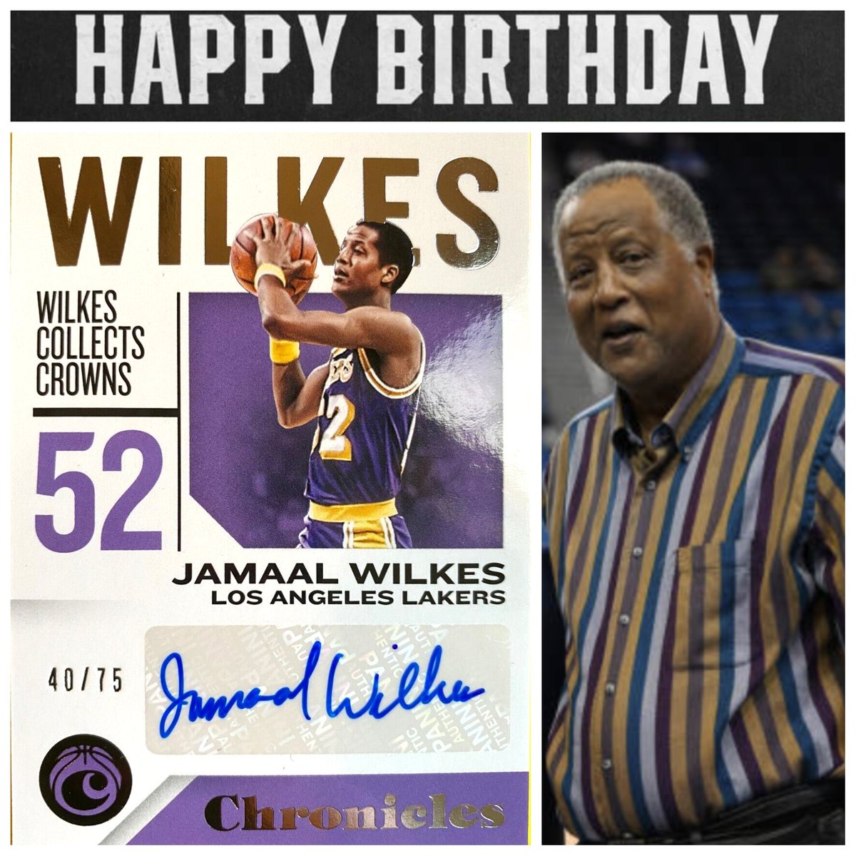 VanderlansJim's tweet image. Happy 73rd Birthday to Jamaal Wilkes!

#DubNation(1974-1977)
#LakeShow(1977-1985)

🏀 Points = 14,644 
🏀 Rebounds = 5,117 
🏀 Assists = 2,050

🏆 4× NBA Champion
⭐ 3× NBA All-Star
🏆 NBA ROY (1975)

💯 #52 retired by #Lakers

💯 Member-Basketball Hall of Fame
#NBA #HOF
