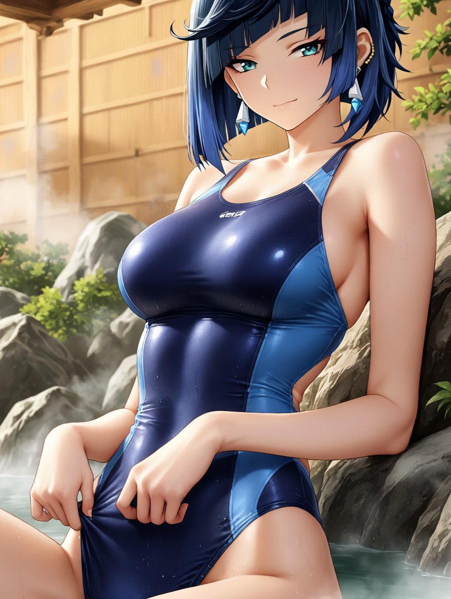 Camel_alglf's tweet photo. どの湯にする？♨️
競泳水着で温泉も良いよね✨️

Golden Week = Onsen time ♨️
Which one would you pick? 👀

原神Genshin Impact
夜蘭/胡桃/蛍/雷電将軍 https://t.co/u1WDazJSsr