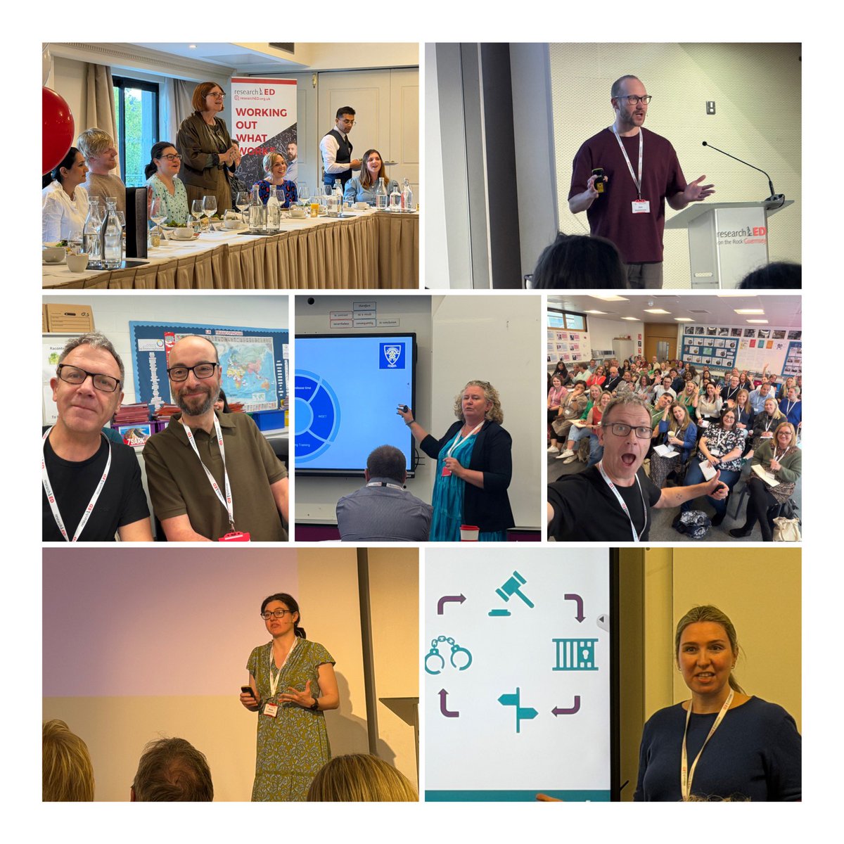 Fabulous day at <a href="/researchEDGsy/">researchED Guernsey</a> 
Great sessions on writing and keynotes by <a href="/jon_hutchinson_/">Jon Hutchinson</a> and <a href="/daisychristo/">Daisy Christodoulou</a>  
Brilliant session on learning from prisons by <a href="/NPorter_/">Natasha Porter OBE</a> 
And I had fun in mine! 
Superb organisation- thanks to everyone involved 🔥🔥👏👏👏