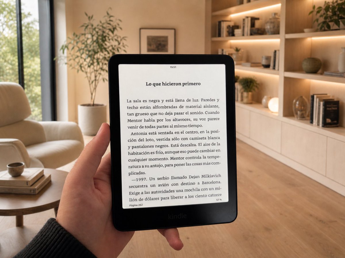 albert_pmz's tweet photo. Lo mejor que me he podido comprar este último año. Con el Kindle me he reenganchado a la lectura, hacía años que no leía tanto 🤓 https://t.co/nNI7LXy1HP