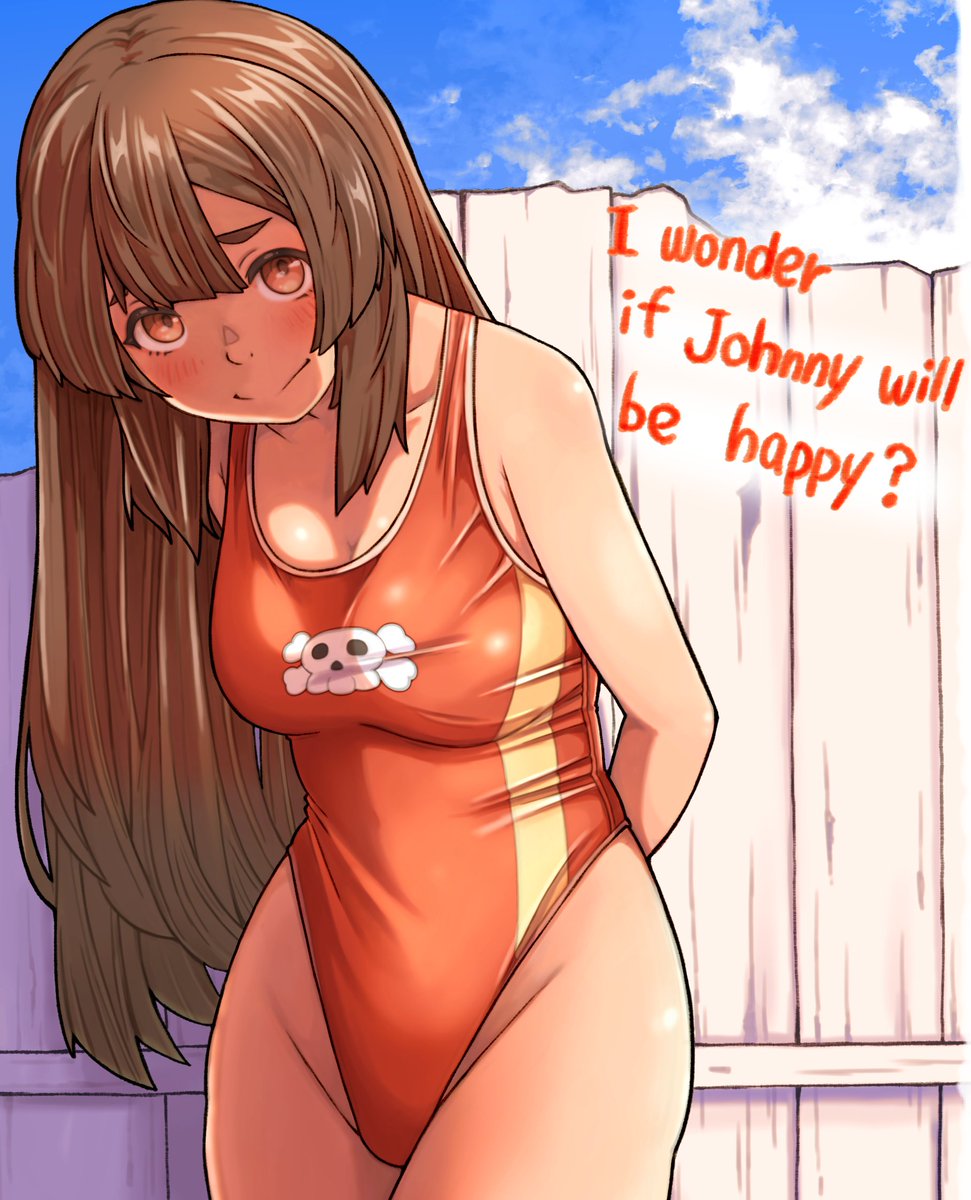 High-cut swimsuit⁉️②