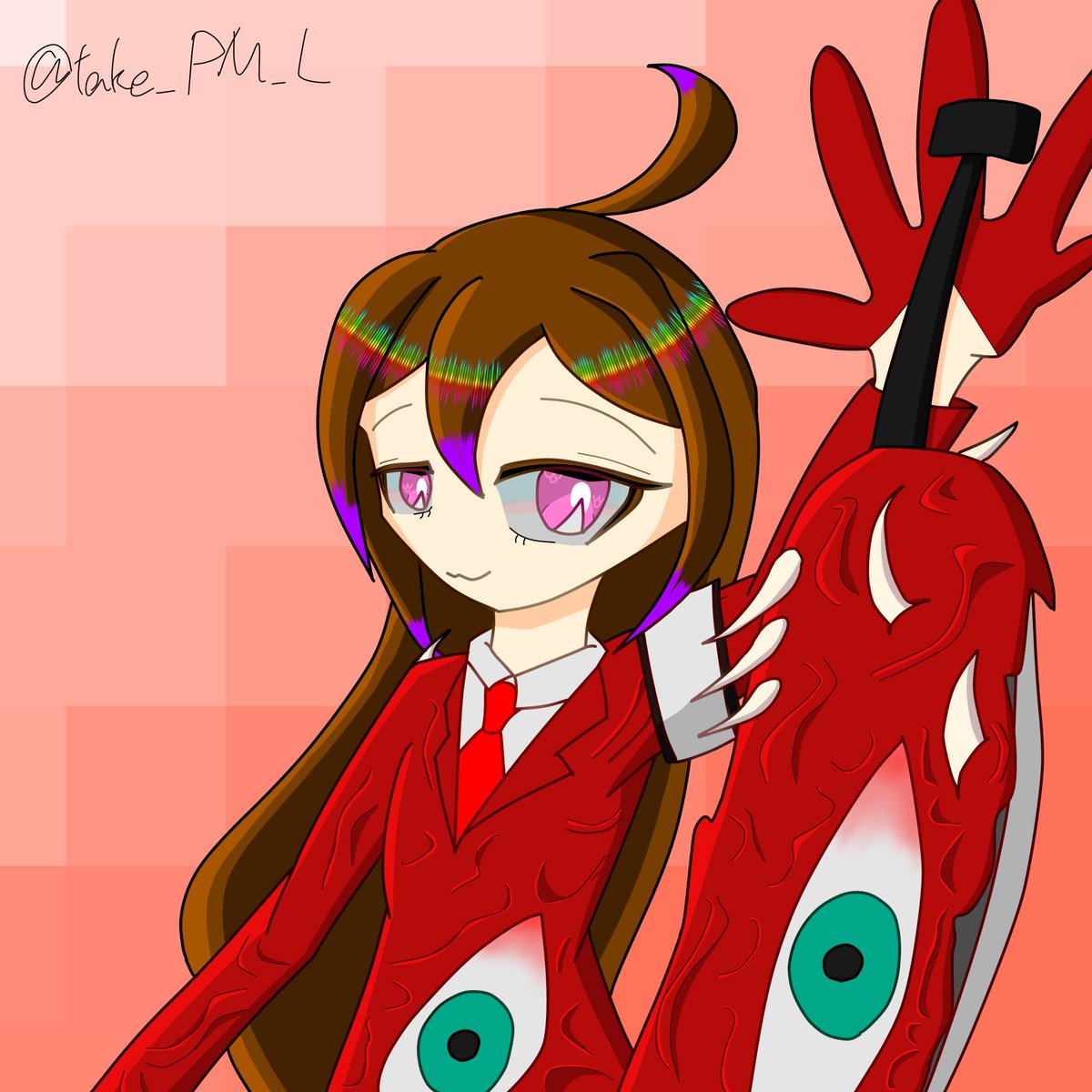 take_PM_L's tweet photo. #LC版深夜のお絵描き60分一本勝負_自職員の部
ミミック／職員バジル https://t.co/NxEcDk1ltS