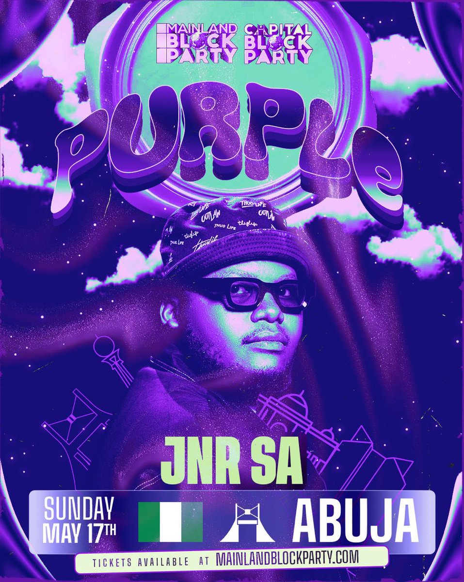 baddest_cash's tweet photo. Gather the crew and let’s get the vibes going! 🥂 The #AbujaTwitterCommunity is taking over as DJ Maphorisa and EEQUE headline the Mainland Block Party: PURPLE in Abuja!
The lineup is stacked and the energy is going to be unmatched. 🔥⚡️ Don't sleep on this—grab your tickets now and meet us outside on May 17th.
🎟️ Secure your spot: https://t.co/PUjJbmo1vi
#CBPPurple