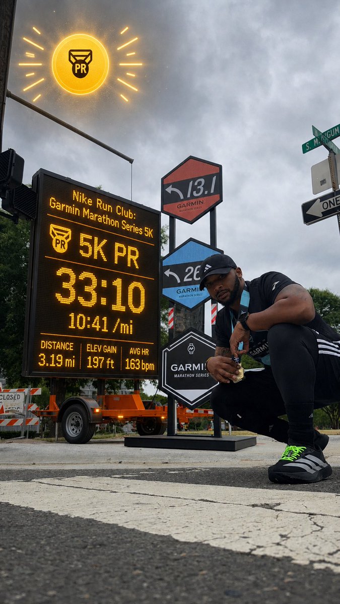 OhThatsTrell's tweet image. 🏃🏾 Go…

#GarminMarathonSeries #5K