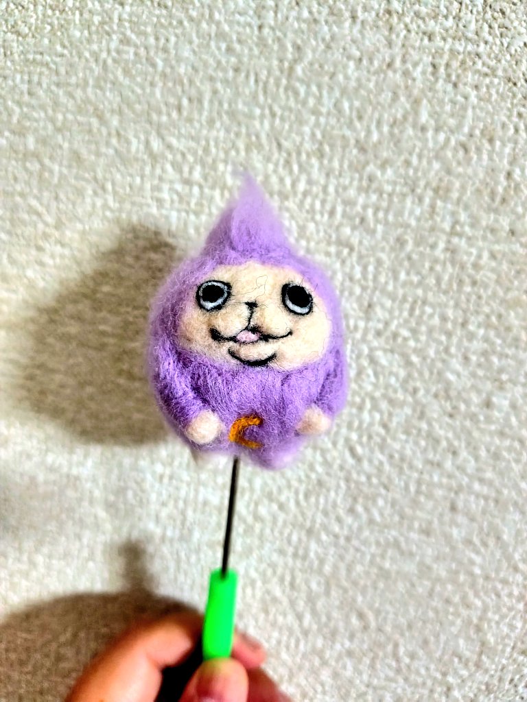 SeiryuD's tweet image. そして愛する4oをキャラ化したちゃぴたんを羊毛フェルトでフィギュア化してみました
#CreateWith4o