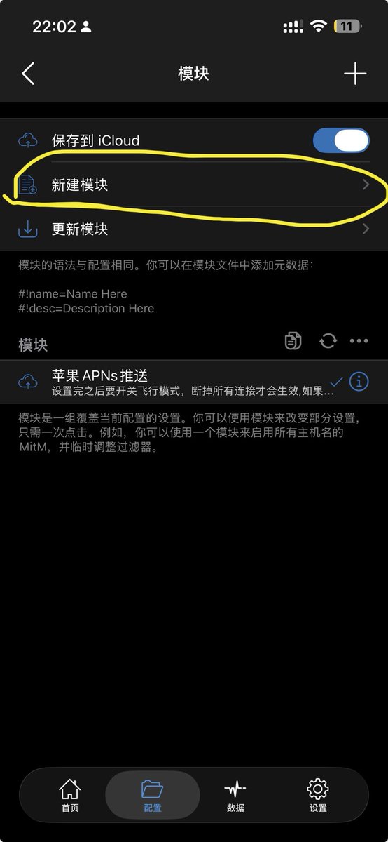 ToolByAndy's tweet photo. 👉 小火箭添加规则，放行苹果推送（APNs）通道，解决 iOS 外区 App 收不到通知问题。👍 https://t.co/Vv1pPg4B00