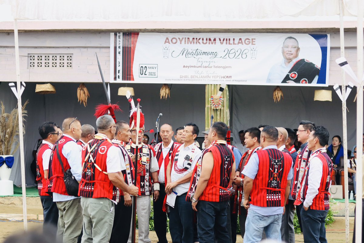 Humbled to grace the #Moatsu celebration at #Aoyimkum village alongside my lady wife , State GS Sunep C Jamir and party officials, joining the vibrant and beautiful #Ao community in this wonderful occasion organized by Aoyimkum Lanur Telongjem at Dimapur .

A meaningful occasion