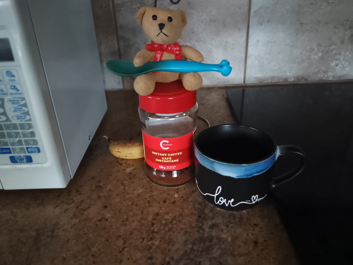 VerywellSeido's tweet image. Good morning 🐻🧸

A mild 9℃ morning, with temps heading toward 20℃ again 🌡️
A bit of moving prep on my mind 🤔

Tasty coffee with sugar and milk ☕🇨🇦

Take care and have a nice Saturday my friend 😊😁😉🤗🥱👍

#Coffee