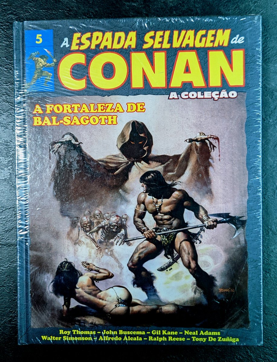 baudegibi's tweet photo. A Espada Selvagem de Conan: A Coleção n° 5 - A fortaleza de Bal-Sagoth - Roy Thomas
https://t.co/1UrDy0LGSe

Condição: Nova e Lacrada!

Publicado em: outubro de 2019
Categoria: Álbum de Luxo
Número de páginas: 164
Formato: Magazine (21 x 27,5 cm)
Colorido/Preto e branco/Capa dura https://t.co/gPWDdIy9Ky