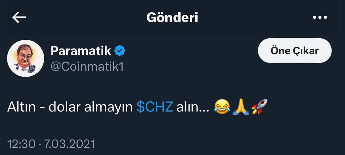 Coinmatik1's tweet image. $ACH $1.00 OLANA KADAR BERABER MİYİZ? 😉

Bu kardeşiniz 2021 BOĞA sezonunda ‘’Altın - dolar almayın #CHZ alın’’ demişti.
#CHZ 2 haftada $1.00 oldu…😉

#ACH emeklilik coinlerimizden biri ve piyasa için hazır zemini bekliyor ama yakındır…

Zamanında #CHZ’de #Barcelona - #Milan -