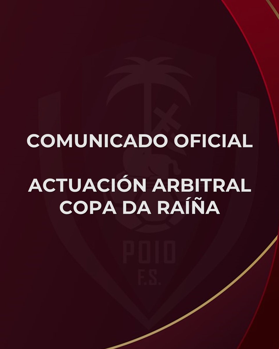 PoioPescamarfs's tweet photo. Comunicado Oficial 📄

➡️ Galego: https://t.co/102v2mrlTn

➡️ Español: https://t.co/aoaL5pQ9fo
 
#PoioPescamar #PoioÉFútbolSala https://t.co/k5rPHuutkR