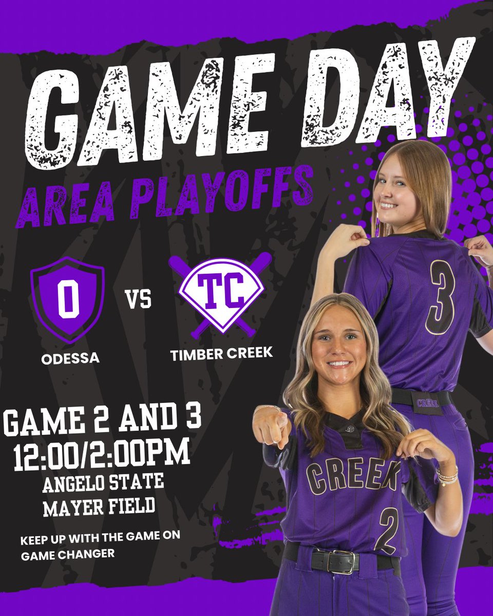 TimberCreekSB's tweet image. 🥎GAME DAY🥎

Falcons are ready to bounce back and force a game 3!! Game 2 kicks off at 12pm. If you couldn’t make the trip, cheer the girls on through the game changer app:

gc.com/softball
Search Timber Creek Varsity Falcons

#LetsDominate