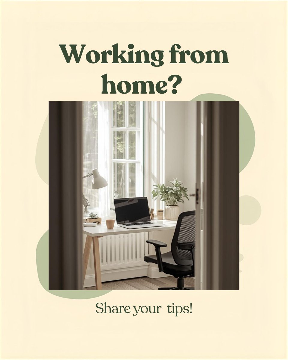 REMichelleT's tweet image. Been working from home? 🏠

Share your best tip with us! 💡

#workfromhome #question #homeoffice #WFH #tips