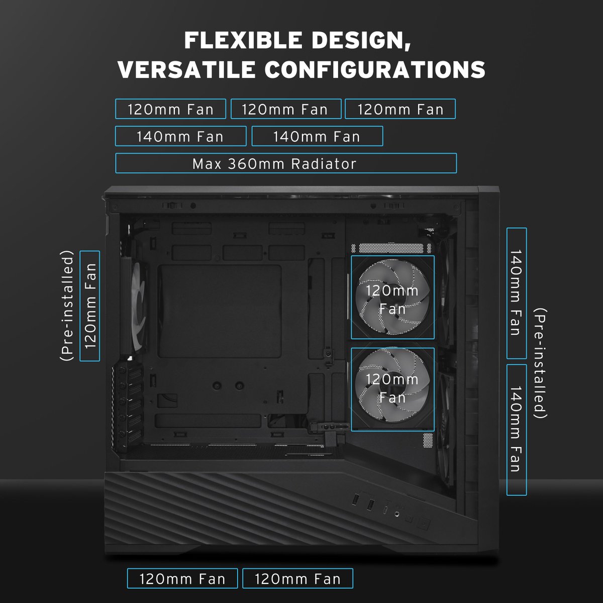 GlobalLianli's tweet photo. 😎 Discover bold airflow, amplified: VECTOR V150 INF
An mATX chassis designed for infinity mirror lighting, flexible control, and clean build layouts.

🛒 Order Now
 • Amazon US: https://t.co/mTbDTzBAWs

#LIANLI #gamingcase #mATXcase #ARGB https://t.co/dzzKsCZZel