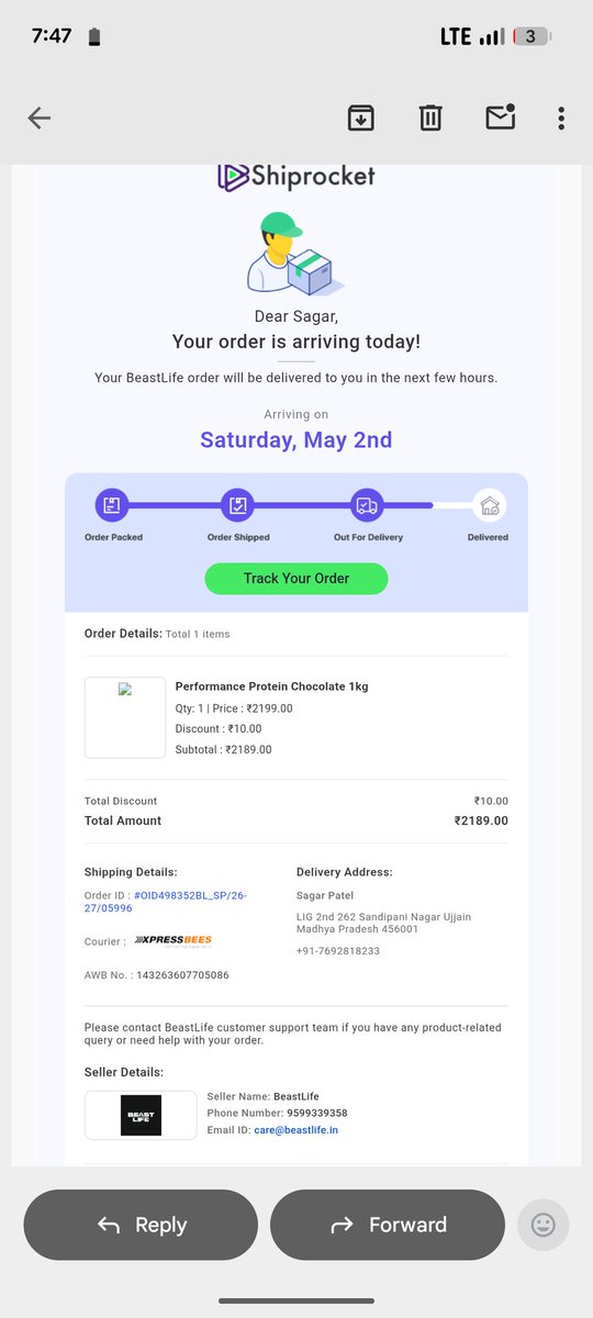 itssagarpatel09's tweet photo. @ShiprocketCare What should I say now? Your company makes big claims but delivers no action. I received another email this morning, yet I still haven’t received any call or proper response. 
Will you blame the seller again, or take responsibility? Is this how you treat all customers? https://t.co/3uB0G2Xann