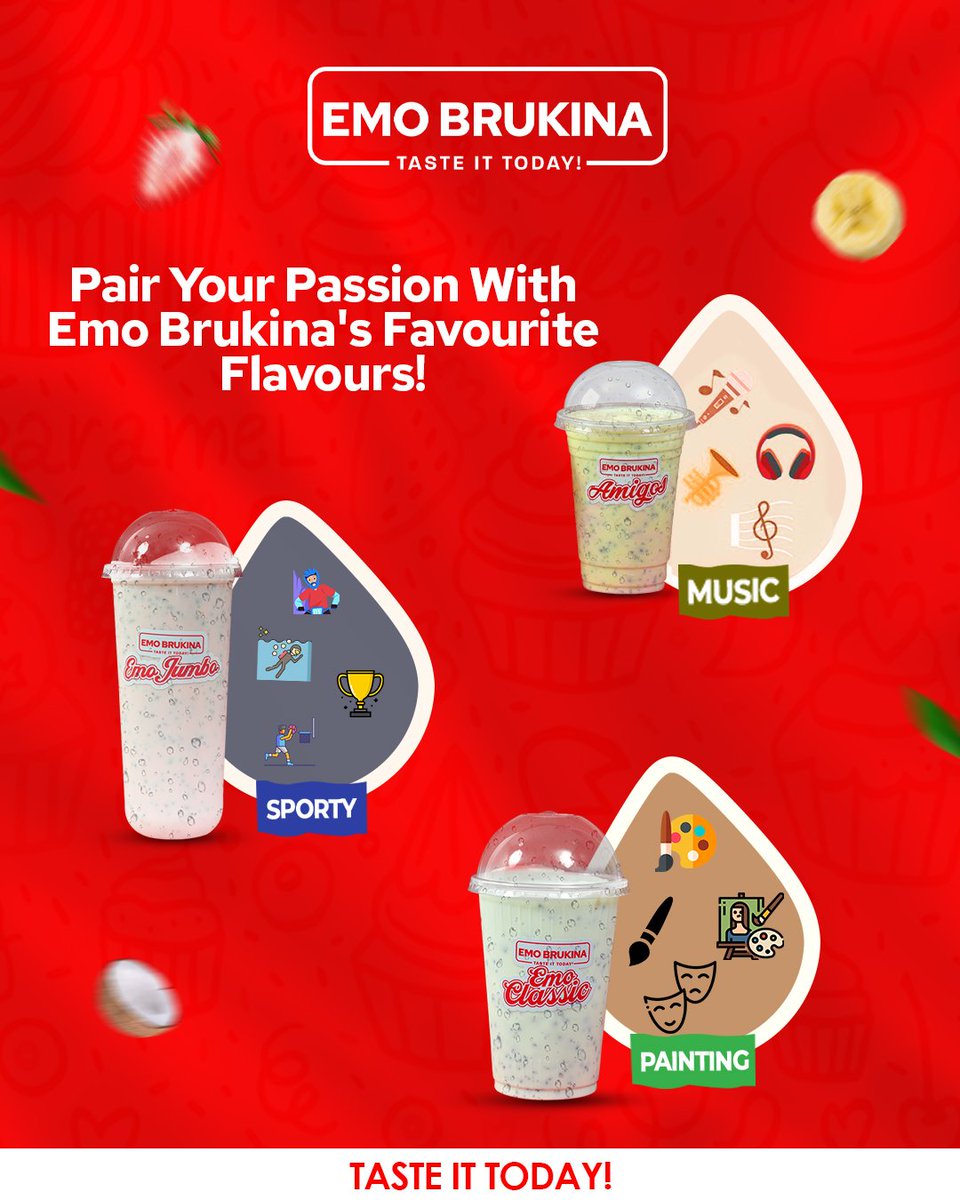 emobrukina's tweet image. Pair your passion with Emo Brukina's Favourite Flavours!
.
.
#Emobrukina 
#TasteTheFreshness
#FeelTheLove
#EmoBrukinaLove
#EmoClassic
#EmoAkwaaba
#EmoAmigos
#EmoJumbo
#EmoBrukina
#TasteItToday