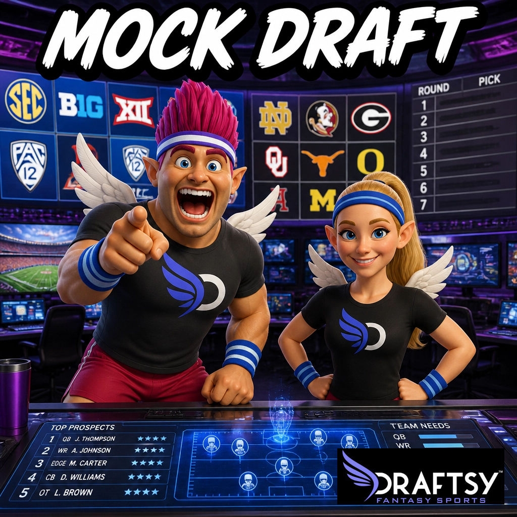 mydraftsy's tweet image. It may be May, but Chuck &amp;amp; Erin are already prepping for college football on Draftsy. From Alabama to Washington, draft  teams and enter a new college football universe. Start your new fantasy and new tradition. Draft teams, not players.

#CollegeFootball #Draftsy #CFB