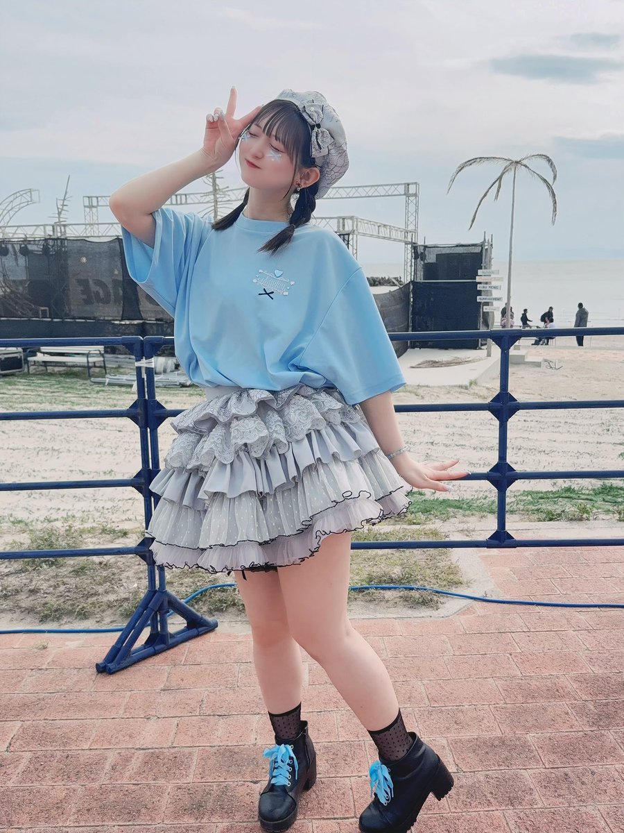 みくりちゃんはやっぱり夏が似合うな~( ◜︎︎𖥦◝ ) 

#りんごぐみ日記🍏 #ルルシュシュ #JCIF