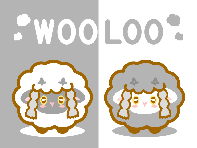 白黒つけようぜ！

＃ウールー　＃ポケモン