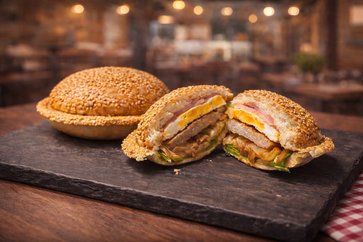 BFkitchencar's tweet photo. 当店自慢のUFOバーガーです🍔
 #ハンバーガー  #UFOバーガー  #キッチンカー  #フードトラック  #出店募集  #food https://t.co/92JucragIX