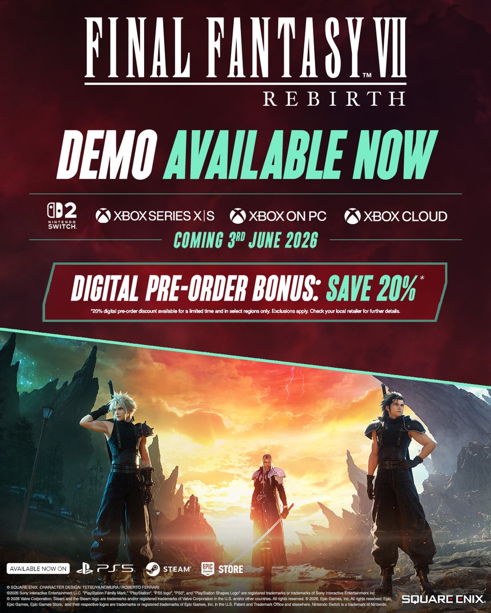 FINAL FANTASY VII tweet media
