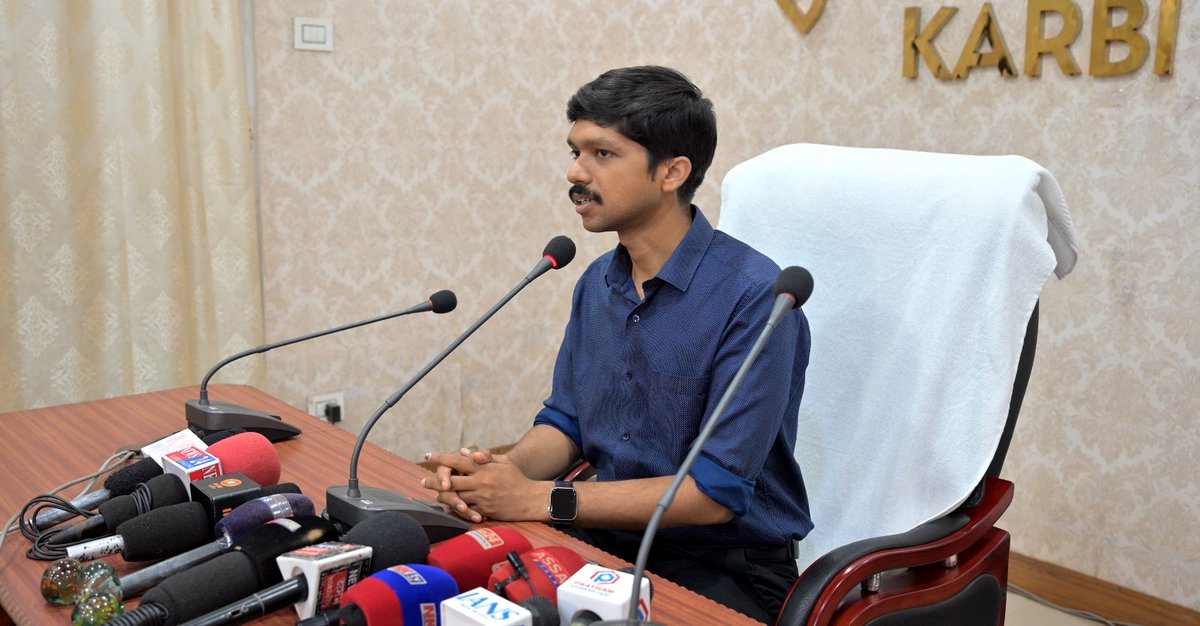 DCKarbiAnglong's tweet photo. Prohibitory Order under Section 163 of the  BNSS, issued from Karbi Anglong District Administration to ensure public peace, safety, and smooth conduct of the counting process. District Election Officer Shri Aranyak Saikia, IAS, had a Press Meet in this regard. https://t.co/emfdxLXHTW