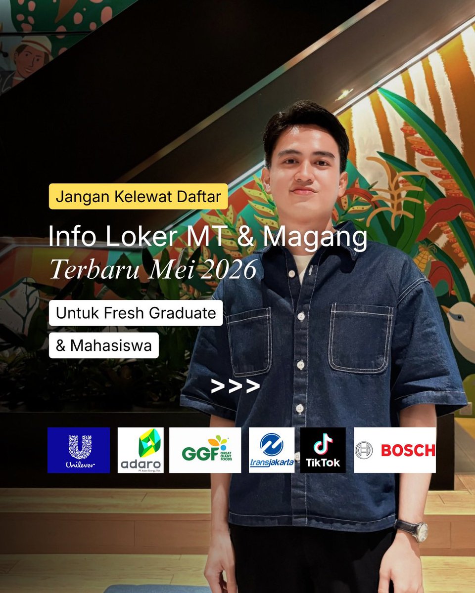 Ilham | Karir & Magang tweet media