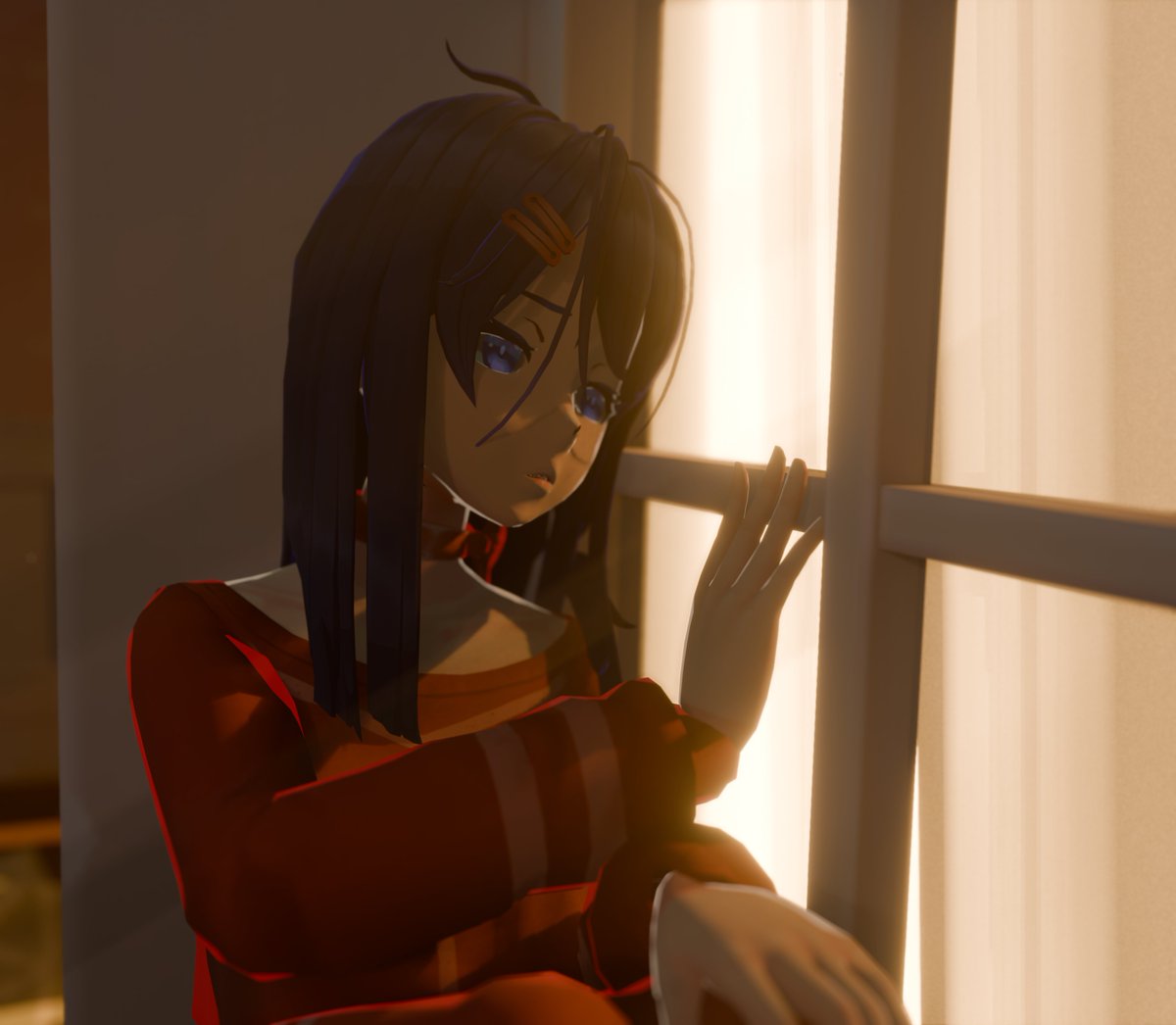 dmitrij44138's tweet image. something is sad today. #Miside  #Kind #Mita #Blender