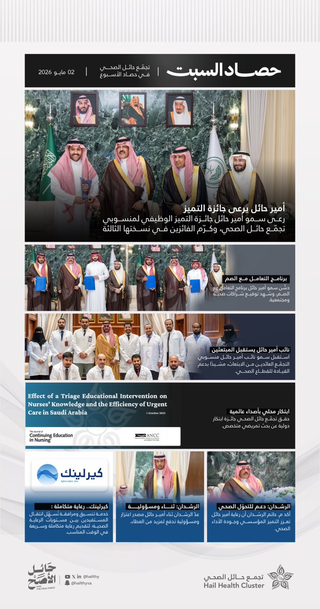 تجمع حائل الصحي tweet media