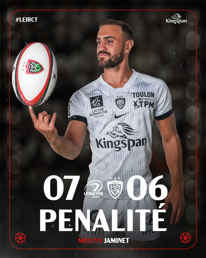 RCTofficiel's tweet photo. [⏱26'] 7-6
Nouvelle pénalité réussie pour Melvyn Jaminet qui ramène le RCT à un point des Irlandais 👟 https://t.co/mQHiTohnie