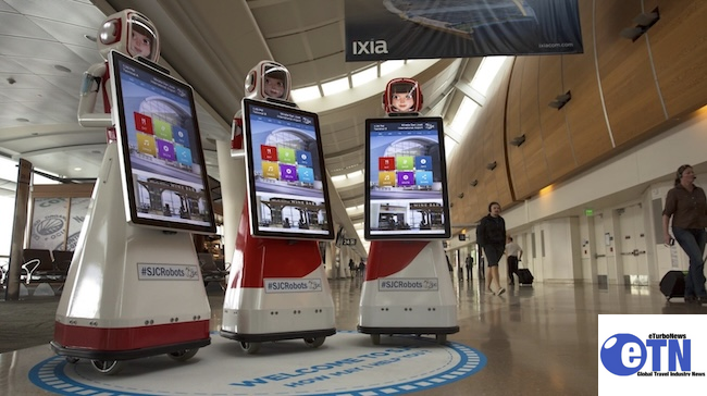 eTurboNews's tweet image. eTN:  Japan Airlines Tests Humanoid Robots—Are Airport Jobs About to Change?: Japan Airlines is trialing humanoid robots for baggage handling, highlighting a global shift… dlvr.it/TSL34T | breaking news | #JapanAirlines #HumanoidRobots #Aviation #Automation #Tourism
