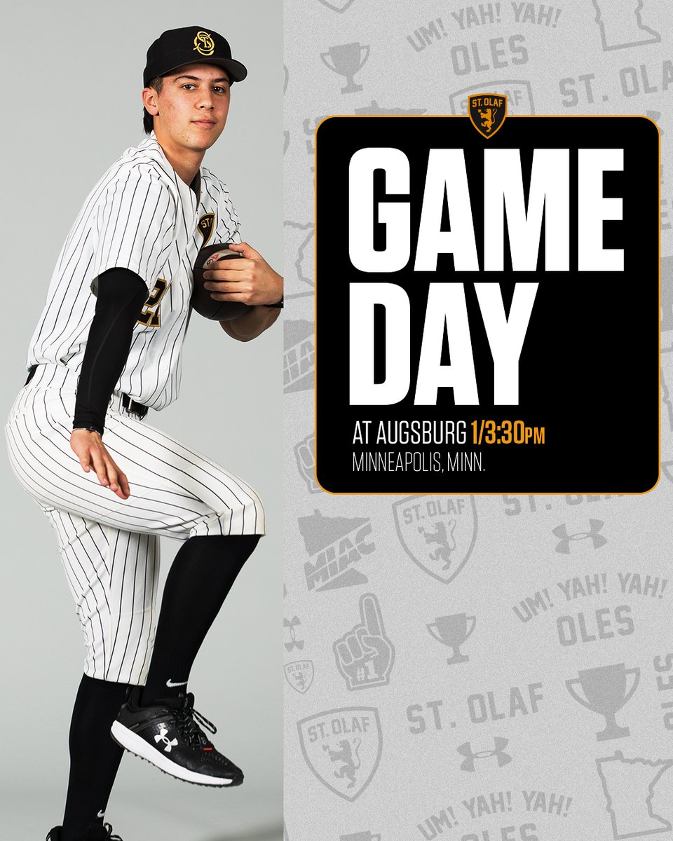StOlafBaseball's tweet photo. We're in Minneapolis today to wrap up the season!

VIDEO: https://t.co/VpbkYRoilX
STATS: https://t.co/vWwkAsaJVL

#UmYahYah | #OlePride | #d3baseball https://t.co/FXElQsUuCO