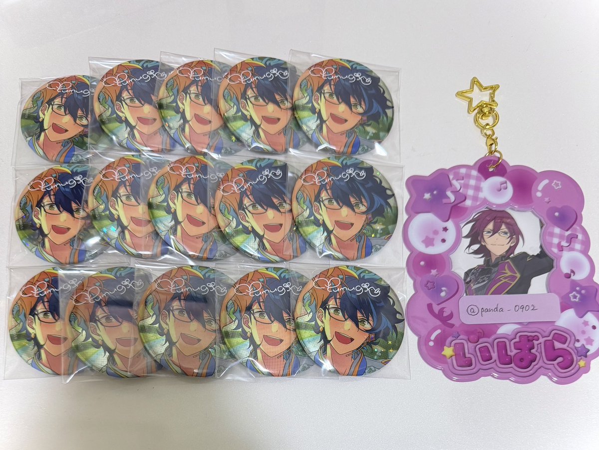 panda_0902's tweet photo. 【交換】あんスタ gracolle CANBA!! ES 10th Anniversary 10周年 缶バッジC BOX

譲♡つむぎ15 宙15

求♡茨 

⟡郵送交換希望

検索からでもお気軽にお声掛けください。 https://t.co/YbRvU8dVLP
