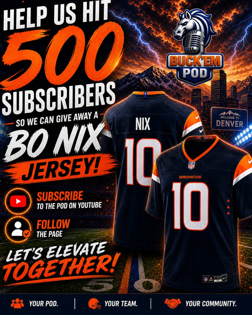 BuckemPod's tweet photo. @BuckemPod  

Give our members of the SQUAD a follow @ExcuseMyBroncos @_KinlayyG @n1njaturtle99 https://t.co/vXqRdMsS82
