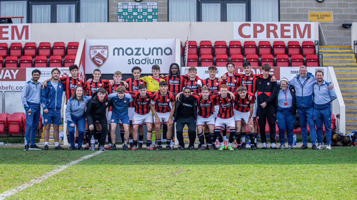 MorecambeFC's tweet image. Our young Shrimps ❤️

#UTS 🦐 | @ShrimpsAcademy